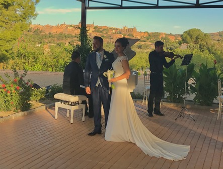 Música para Bodas en el Cigarral del Angel Custodio, Toledo Música Bodas Toledo